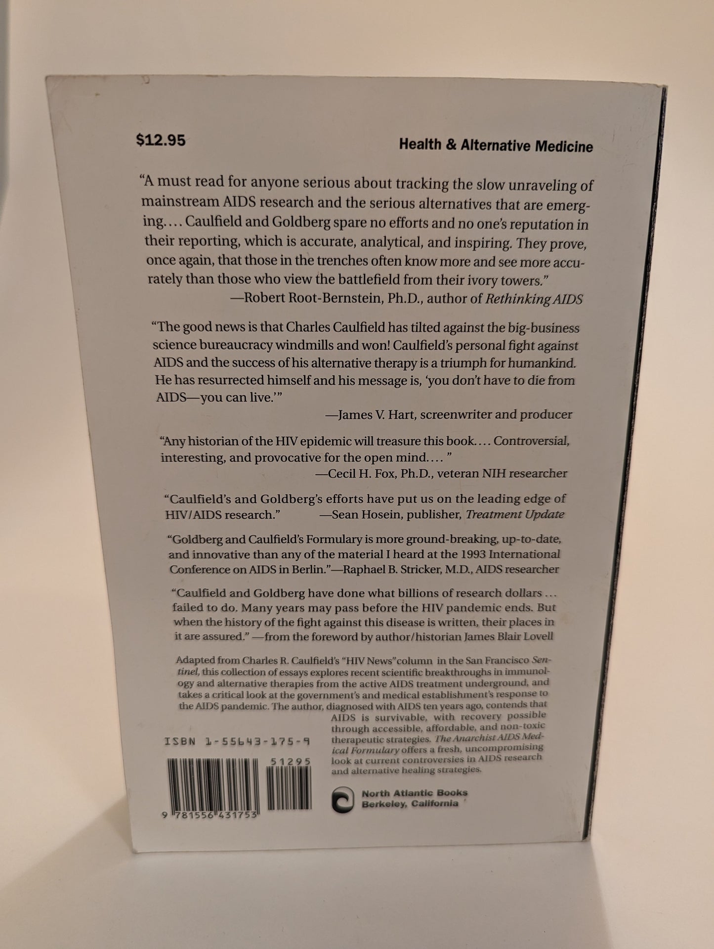 The Anarchist AIDS Formulary: A Guide to Guerilla Immunology [Dr. Charles Caulfield & Bill Goldberg