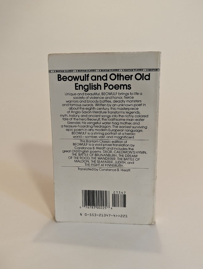 Beowulf and Other Old English Poems [Constance B. Hieatt, Translator.]