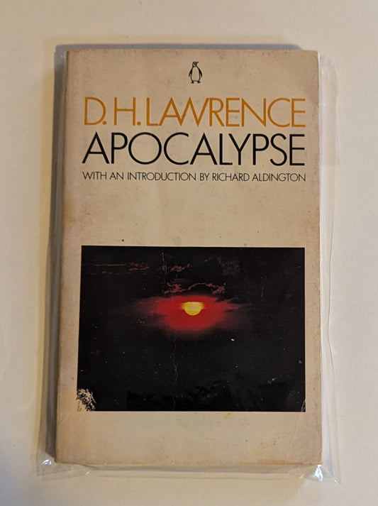 Apocalypse [D.H. Lawrence]