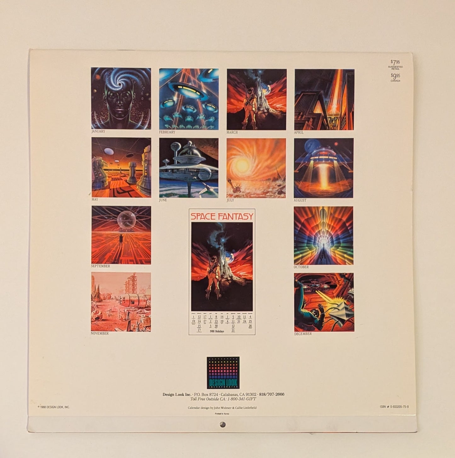 Space Fantasy Calendar [1988]