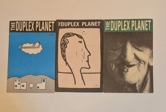 The Duplex Planet #113, 114, 117 [David Greenberger]