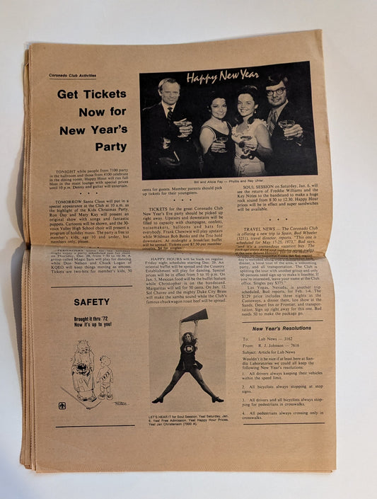 Lab News [December 1972]