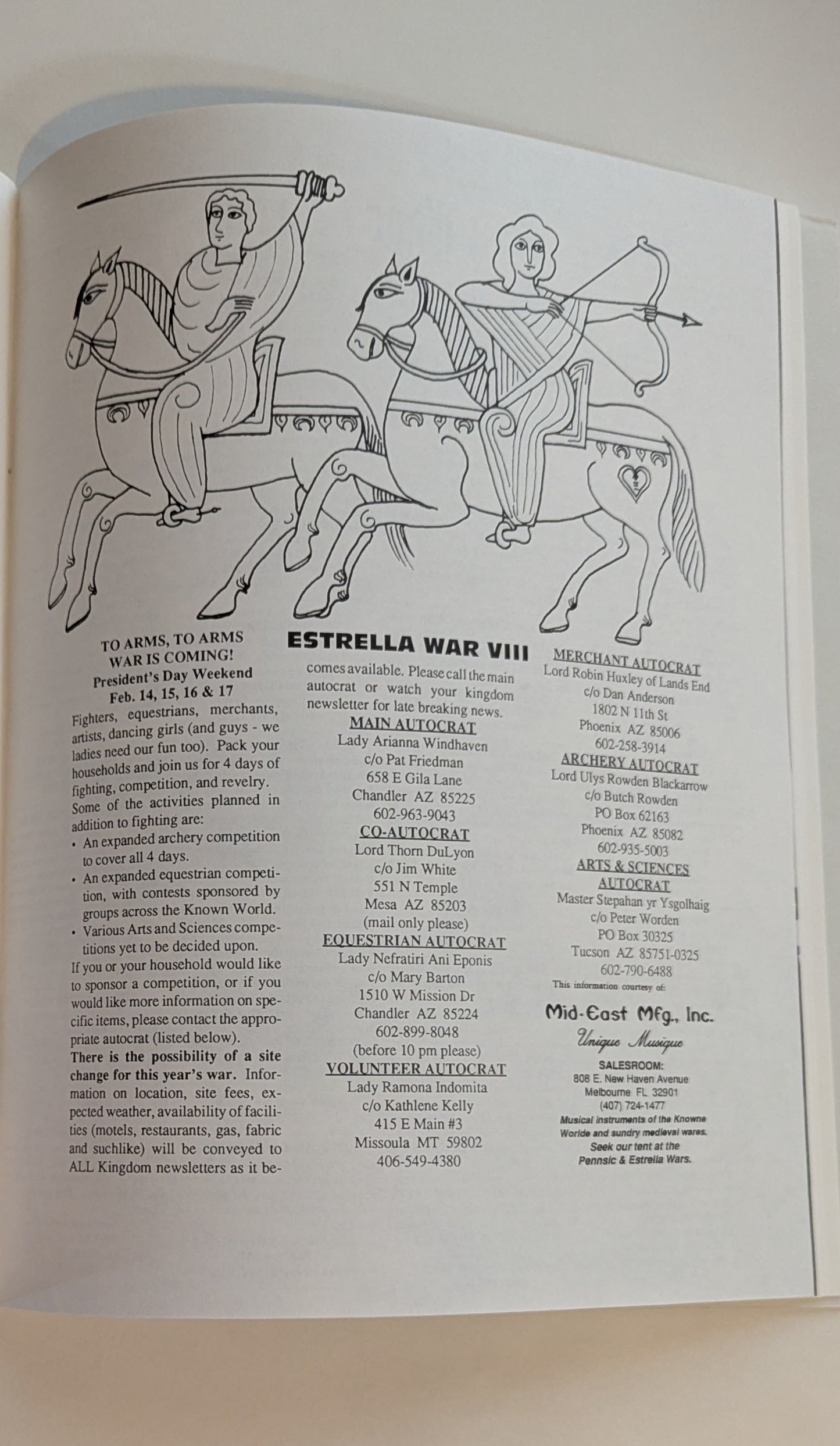 Tournaments Illuminated [Winter 1991]