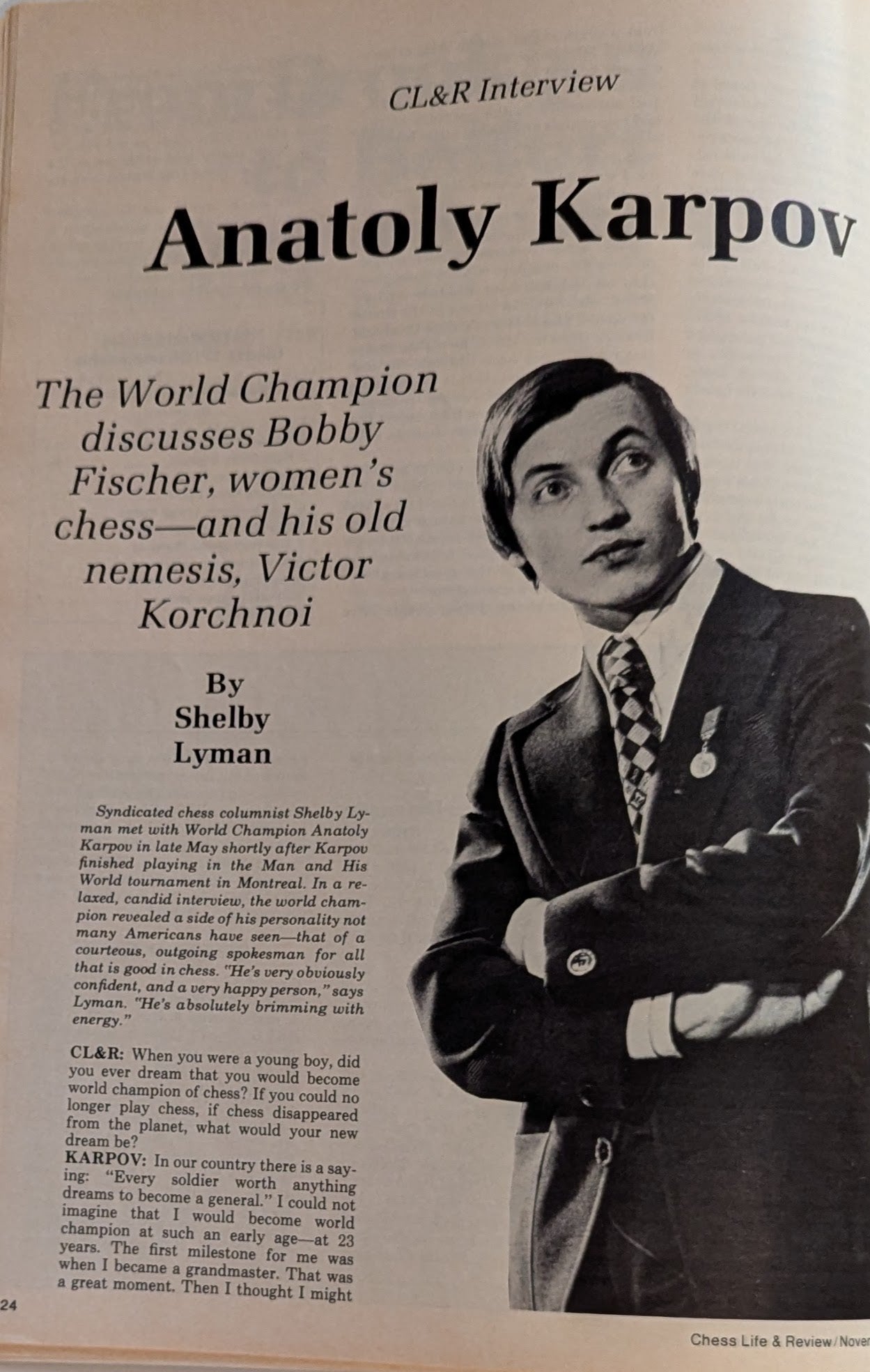 Chess Life & Review [November 1979]
