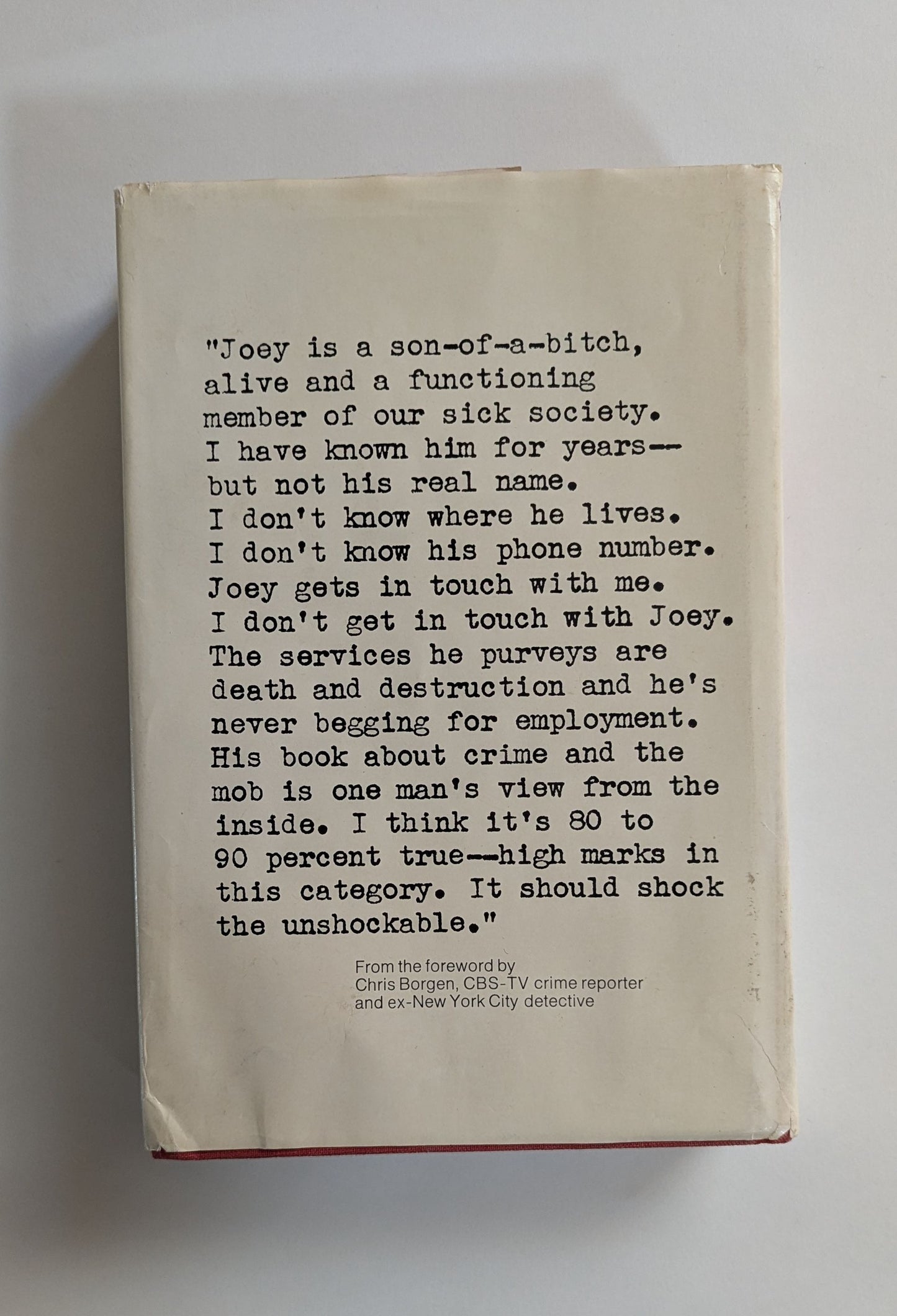 Killer: Autobiography of a Hitman for the Mafia [Joey]