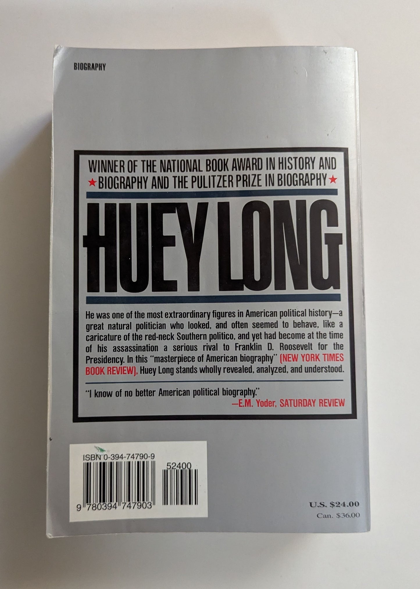 Huey Long [Harry Williams]