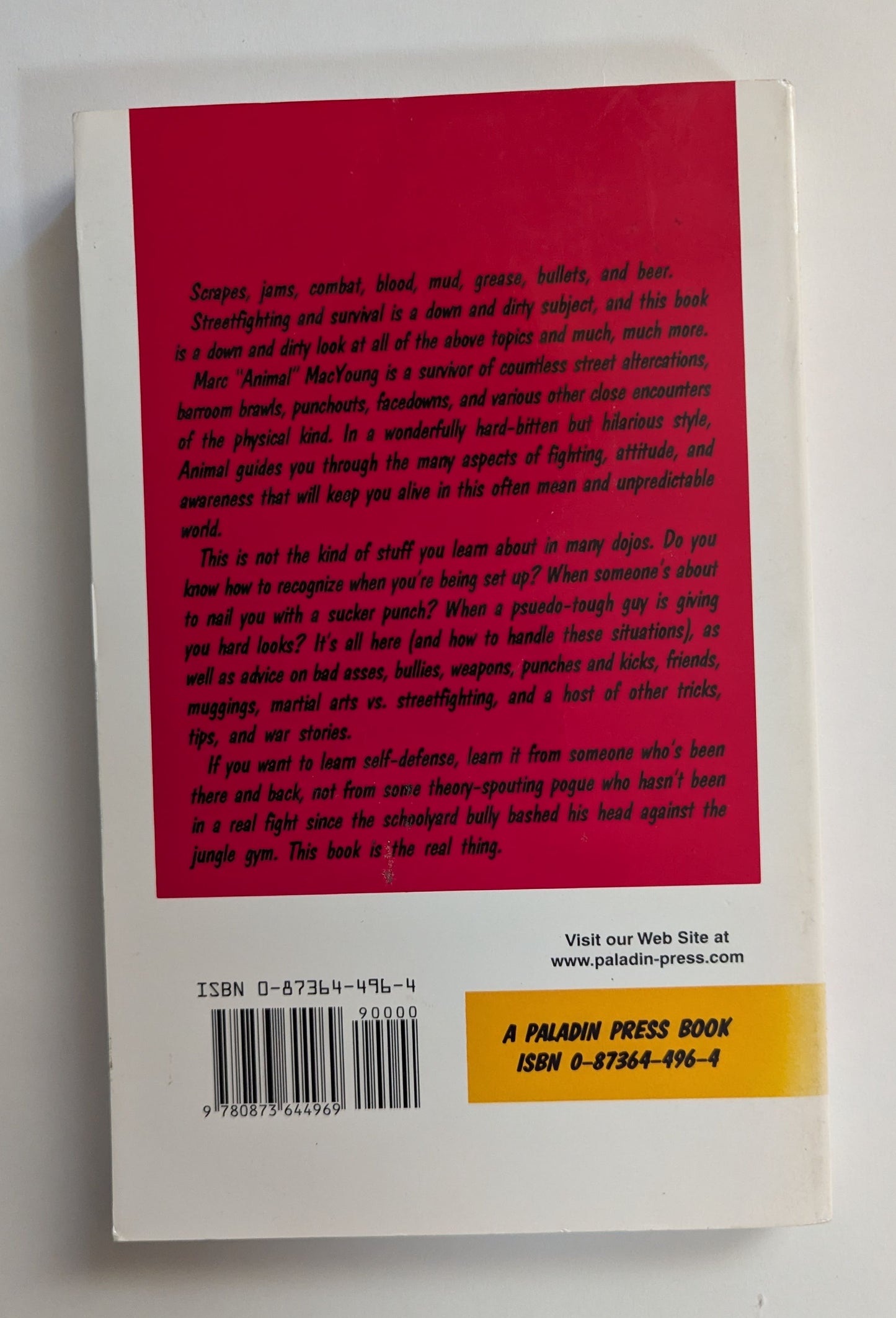 Cheap Shots, Ambushes, and Other Lessons [Marc "Animal" Young]