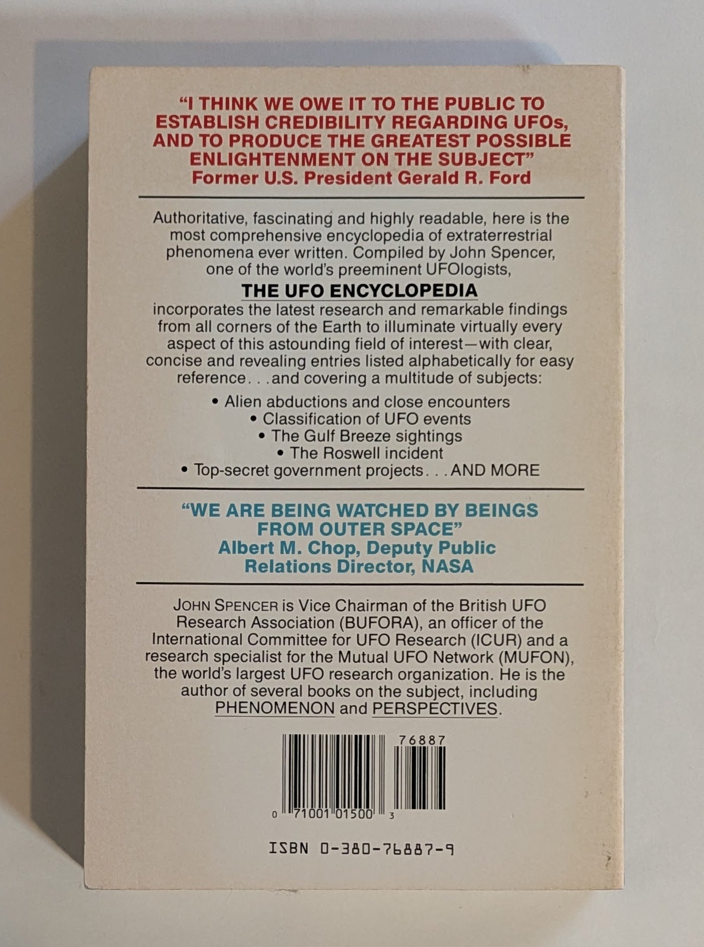 The UFO Encyclopedia [John Spencer]