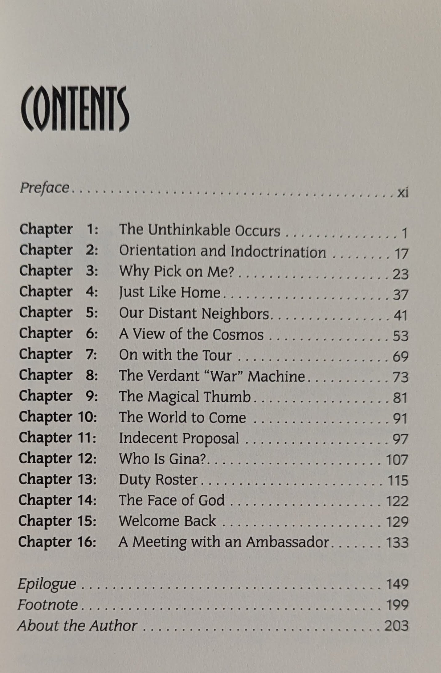 The Contact Has Begun [Phillip H. Krapf]