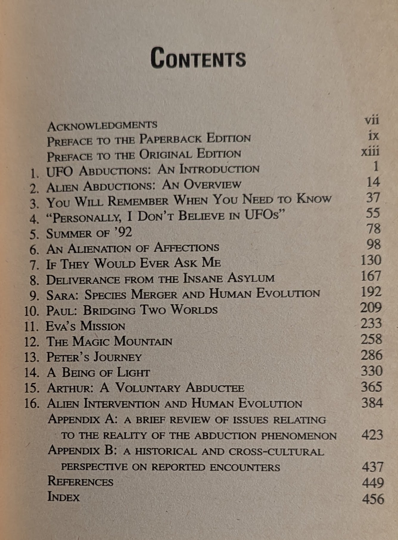 Abduction Human Encounters with Aliens [John E. Mack]