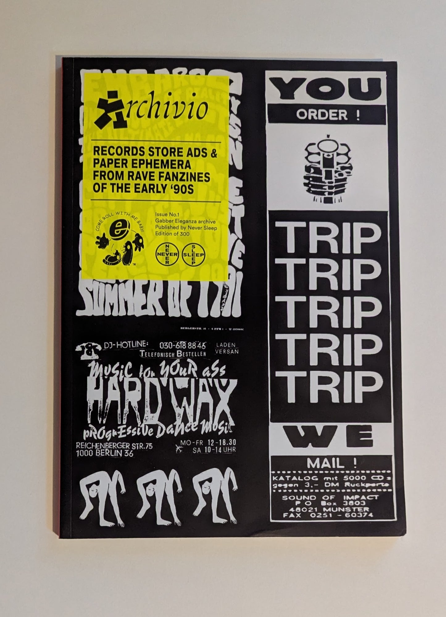 Archivio: Record Store Ads & Paper Ephemera from Rave Fanzines of the Early 90s