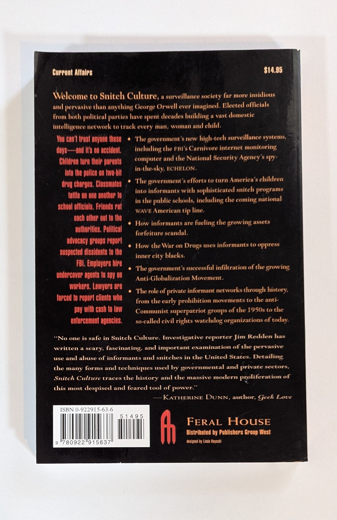 Snitch Culture [Jim Reddon]
