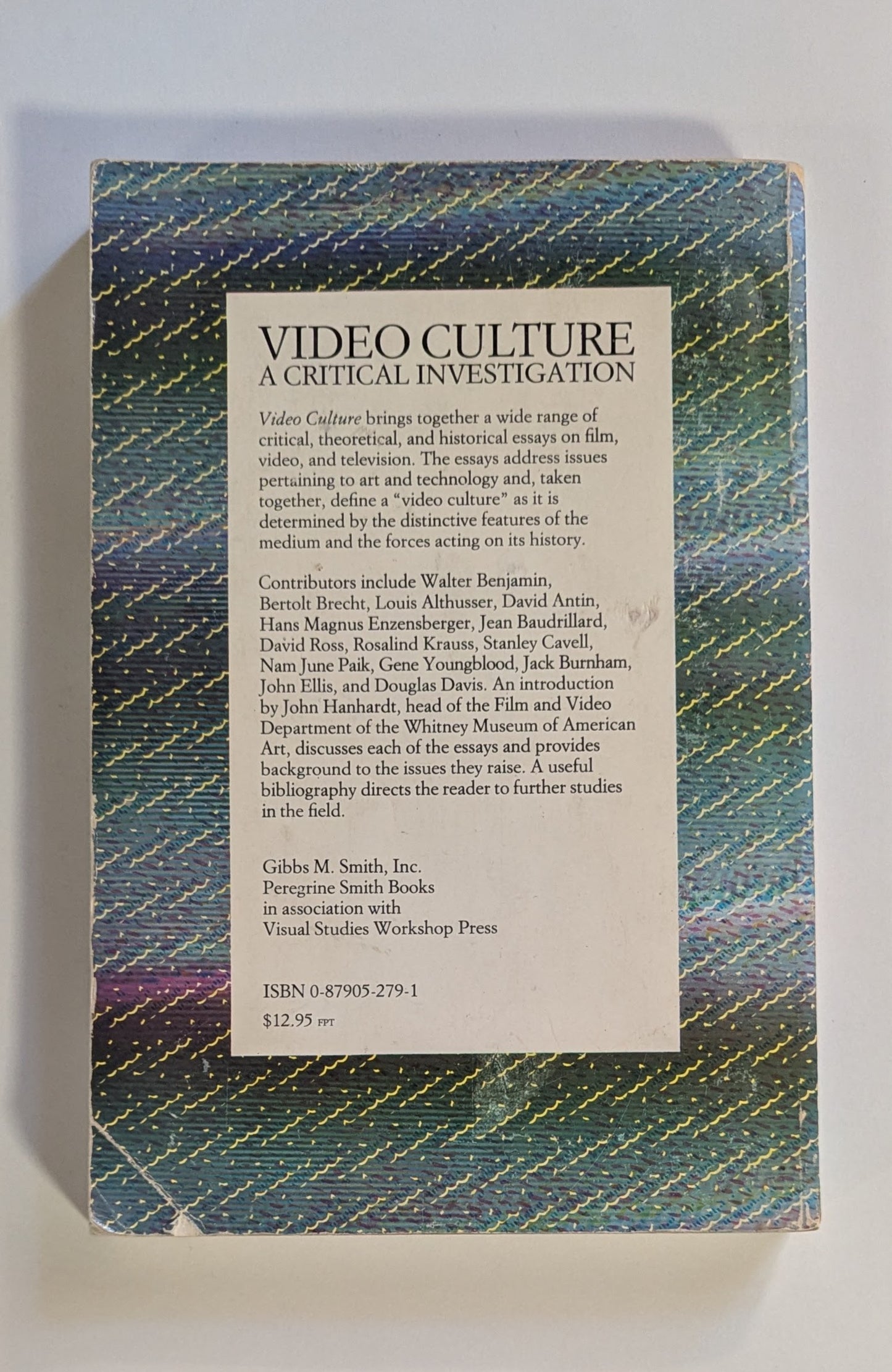 Video Culture: A Critical Investigation [Ed. John Hanhardt]