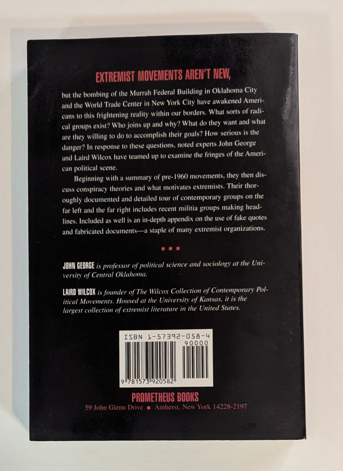 American Extremists [John George and Laird Wilcox]