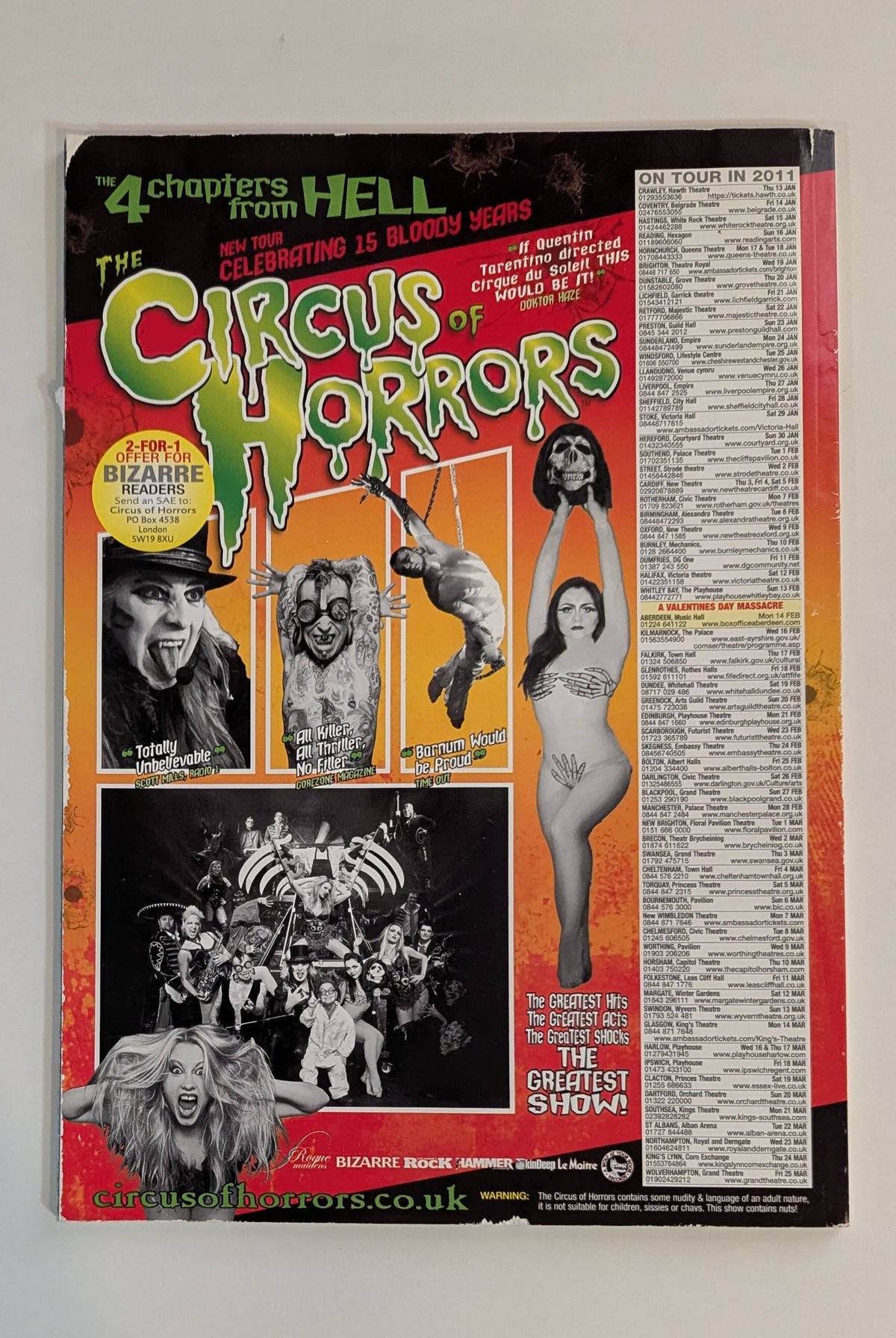 Bizarre Magazine January 2011