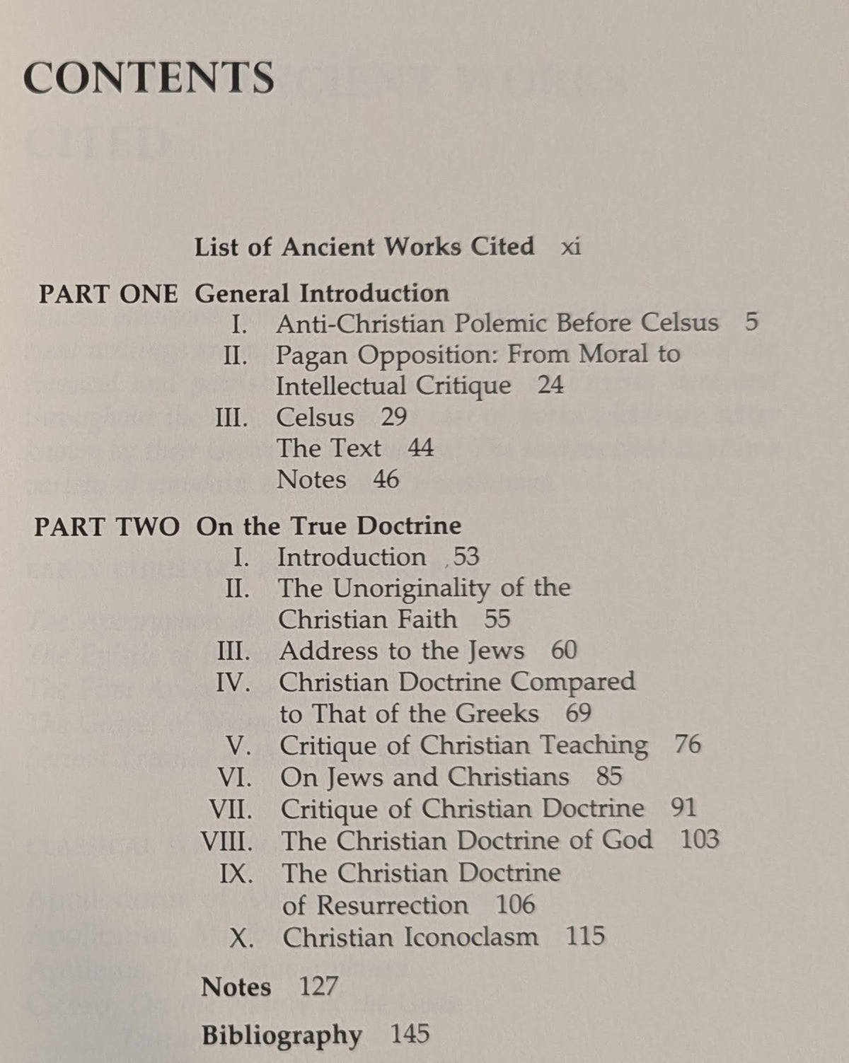 Celsus on the True Doctrine [Trans. R. Joseph Hoffmann]